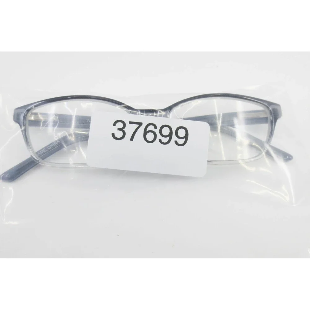 Blue Rectangle Eyeglass Frames WP6100 BL 51-16-140 Gradient Blue Modern Eyewear